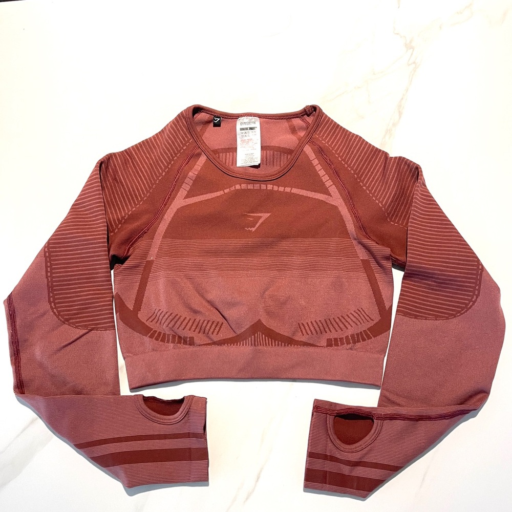 Gymshark Cropped Long Sleeve Top